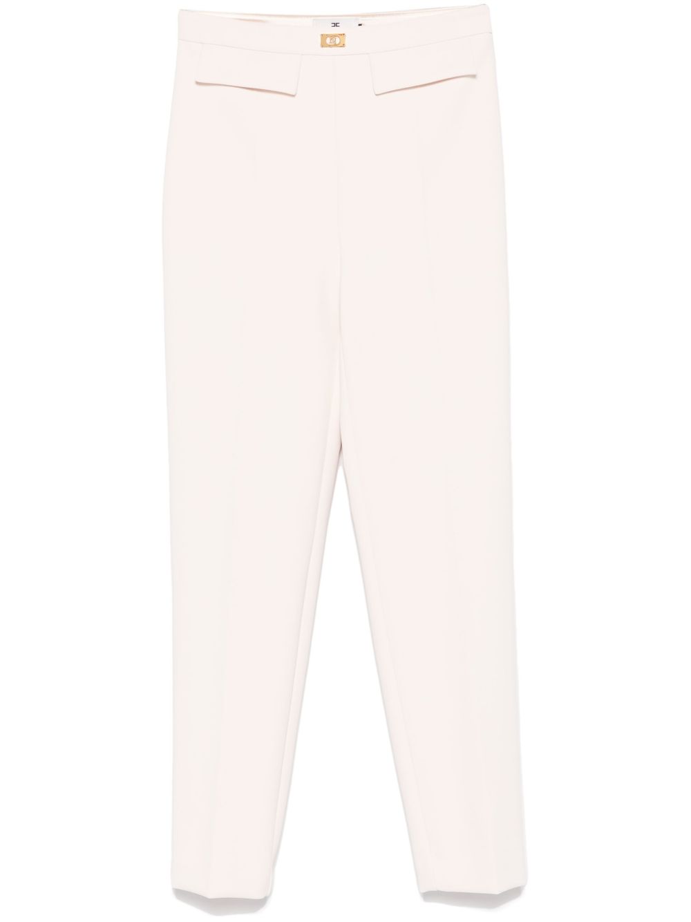 ELISABETTA FRANCHI CREPE TAPERED TROUSERS