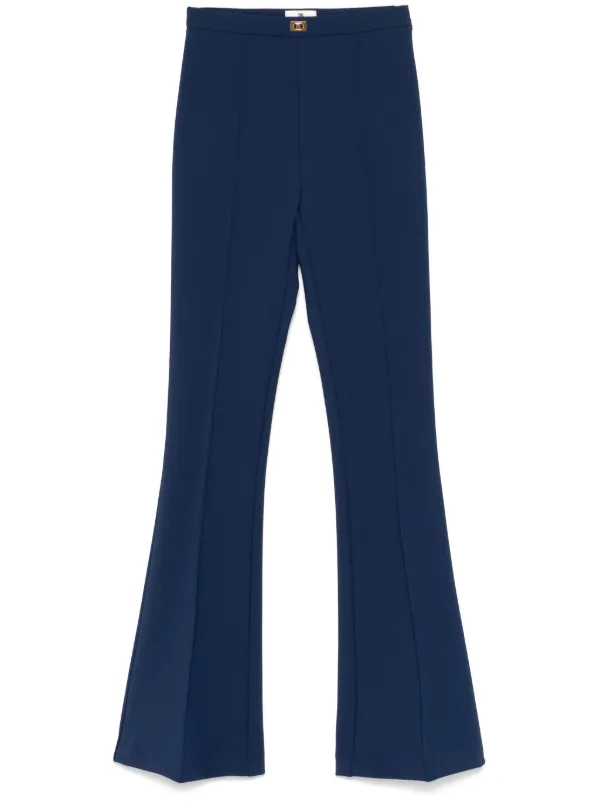 Elisabetta Franchi フレアパンツ | ブルー | FARFETCH JP