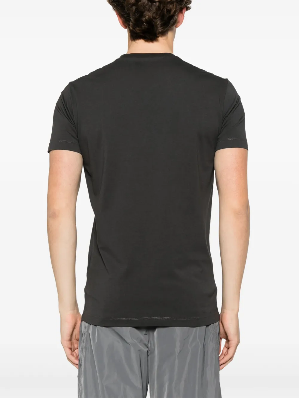 DSQUARED2 T-shirt met logoplakkaat Grijs