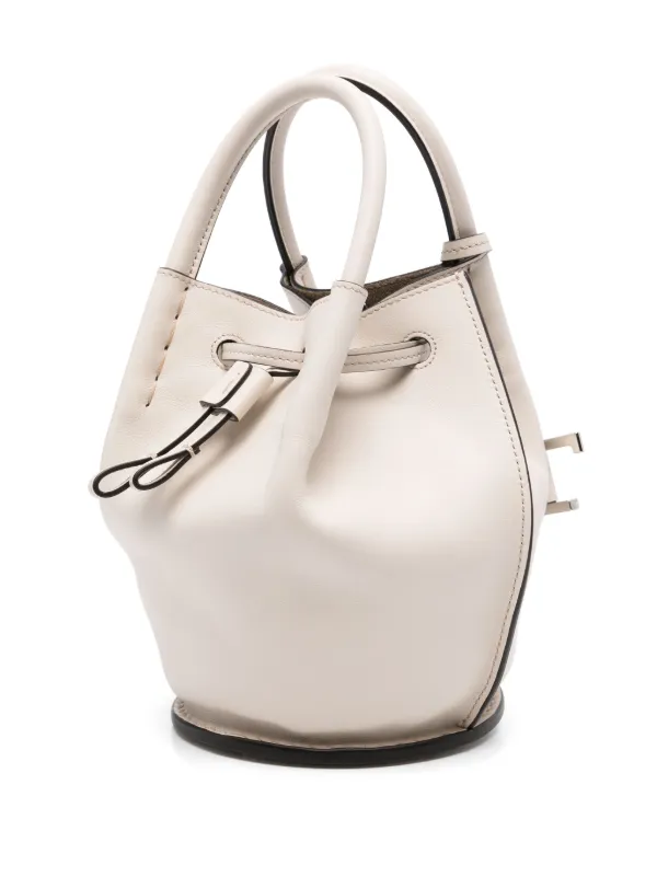 TOD'S BUZ MINI バズ ミニ ショルダーバッグ・ポシェット Tod's Mini Buz Bucket Bag | Neutrals | FARFETCH