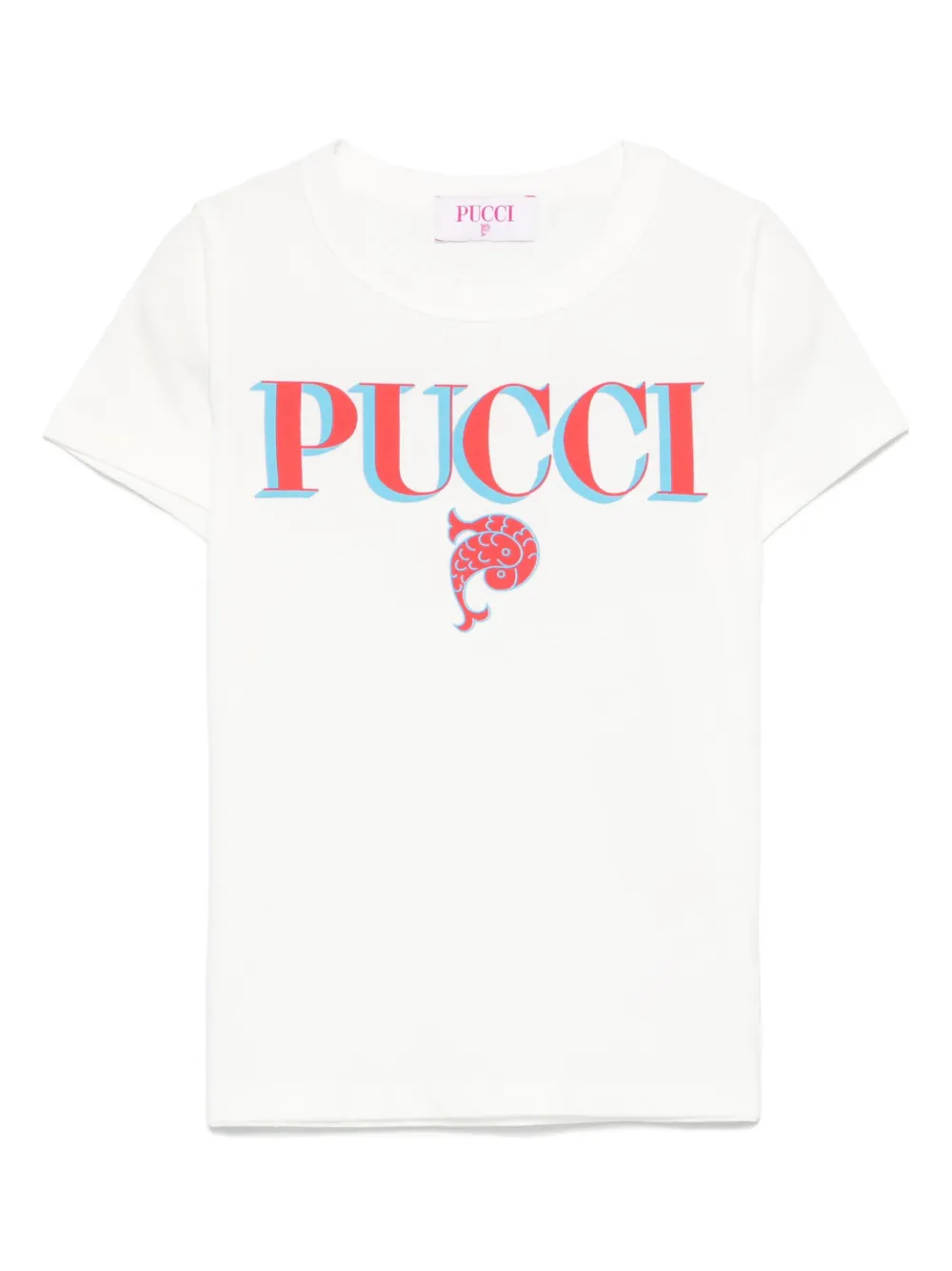 Image 1 of PUCCI Junior Camiseta com estampa de logo