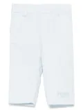 Fendi Kids patterned-jacquard trousers - Blue