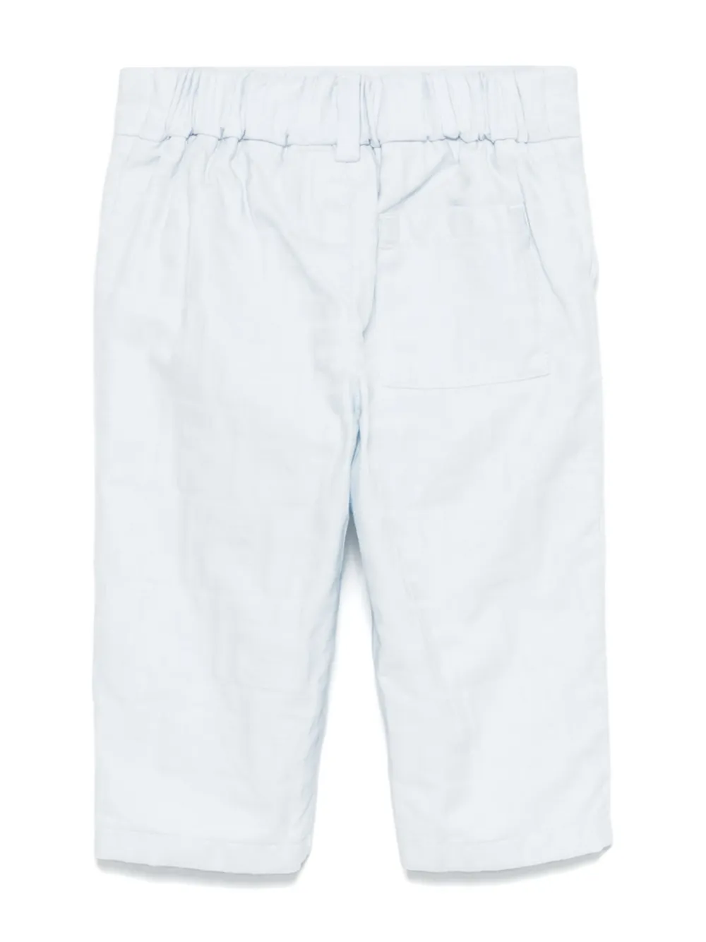 Fendi Kids Broek met jacquard-patroon Blauw