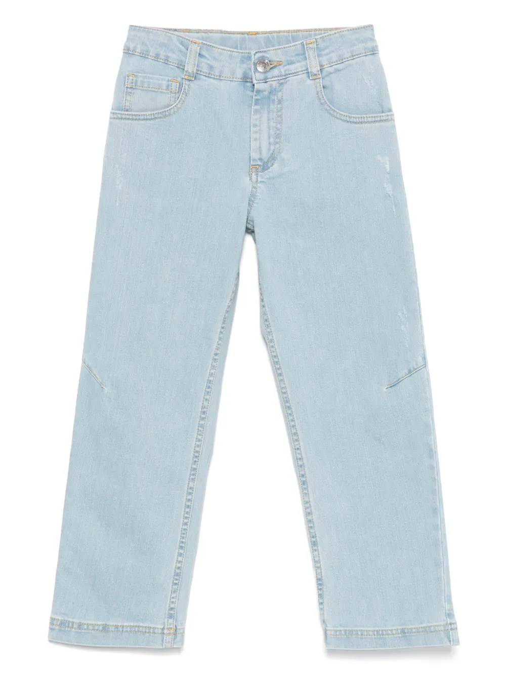 ETRO KIDS Straight jeans Blauw