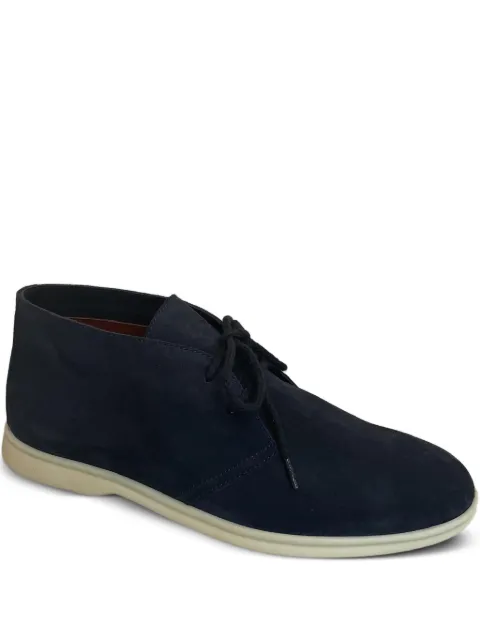 Loro Piana suede lace-up boots