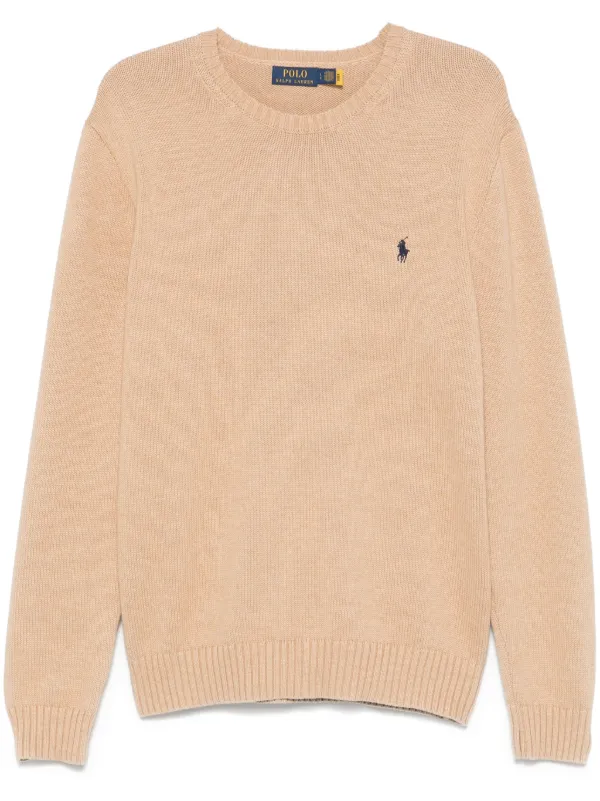 Polo Ralph Lauren crew-neck Sweater Neutrals FARFETCH AU