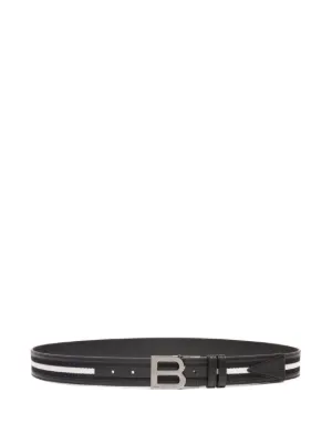 BALLYレザー ベルト Bロゴ 黒 赤 BALLY_MBB03Z_VT807_I903P_01.
