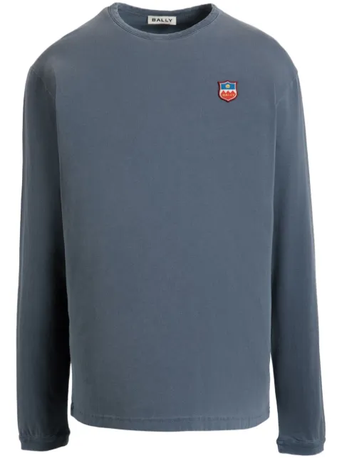 Bally logo patch long-sleeve t-shirt