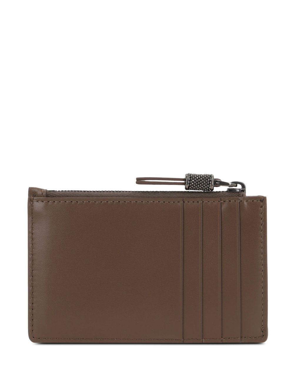 Brunello Cucinelli logo-stamp wallet - Bruin