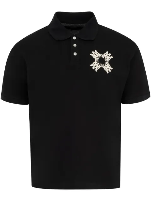 AMIRI playera tipo polo bordada