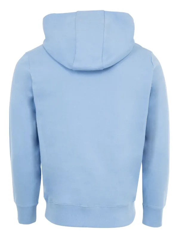 Moncler Appliqué Hoodie | Blue | FARFETCH
