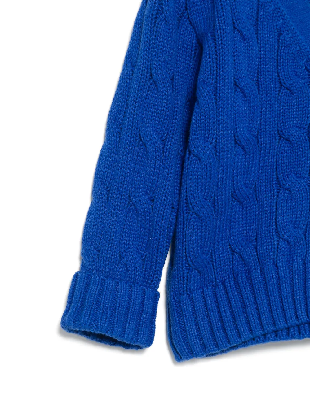 POLO RALPH LAUREN KIDS Kabelgebreid vest Blauw