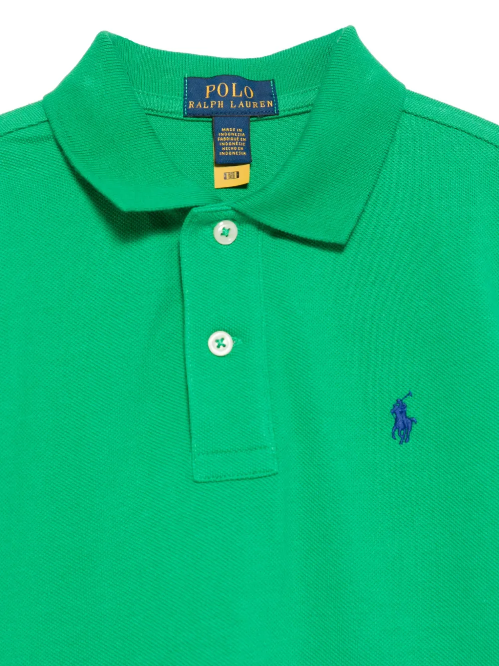 POLO RALPH LAUREN KIDS Piqué poloshirt Groen