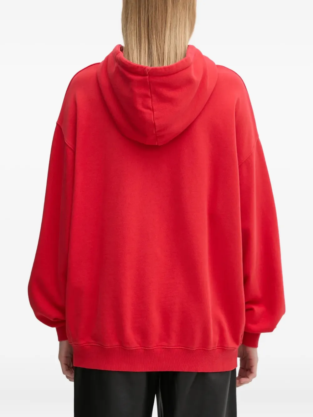 ROTATE BIRGER CHRISTENSEN Hoodie met geborduurd logo Rood