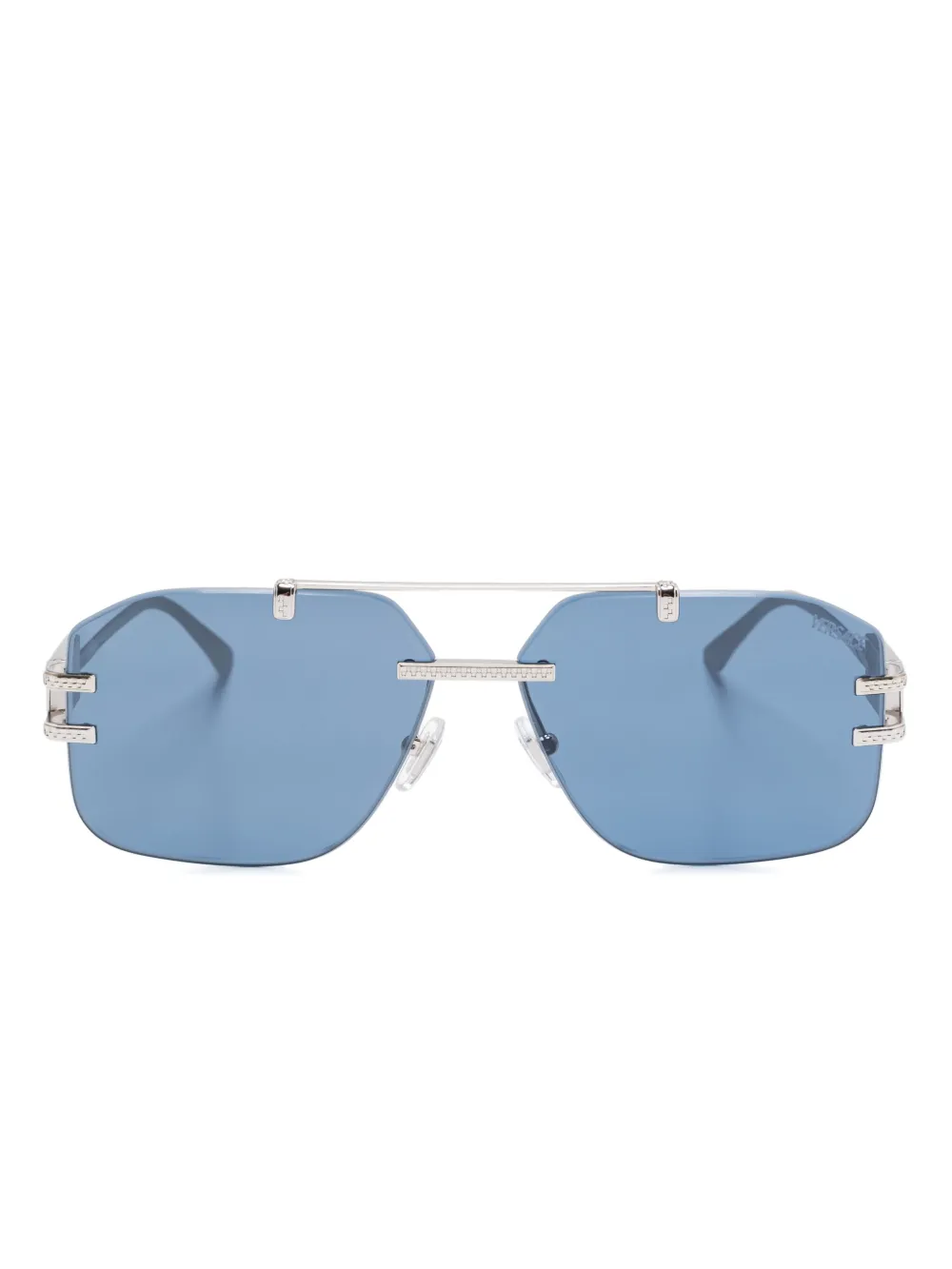 Versace Eyewear pilot-frame sunglasses | Silver | Image 1