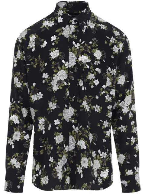 TOM FORD floral-print shirt