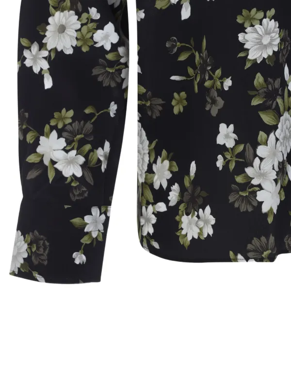 TOM FORD floral-print Shirt | Black | FARFETCH JO