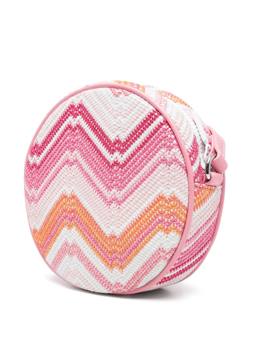 Missoni Kids Schoudertas met chevron patroon - Roze