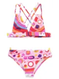 PUCCI Junior Solid-print bikini - Pink