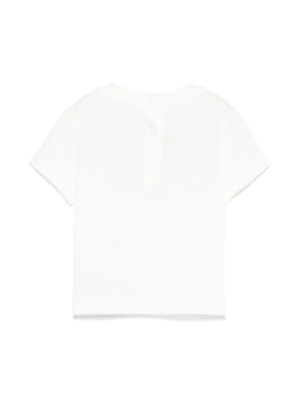 FENDI キッズ Tシャツ ホワイト Fendi Kids FF-logo print cotton T-shirt – My Little Shop