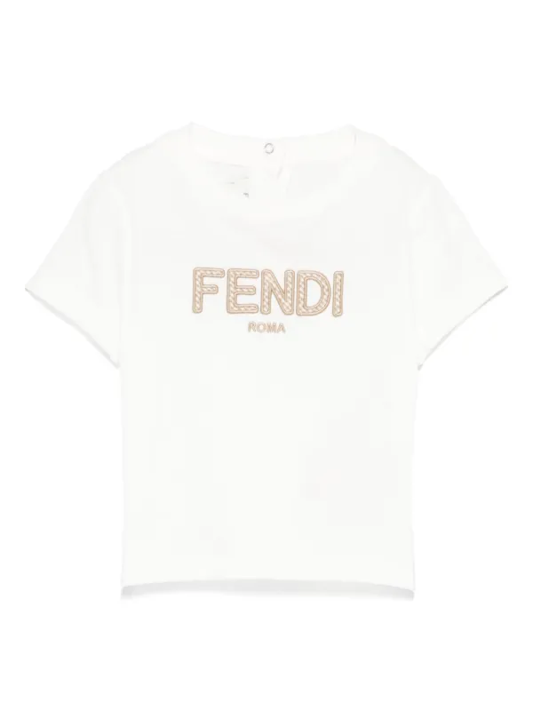 FENDI KIDS ロゴTシャツ　12M Fendi Kids FF-logo print cotton T-shirt – My Little Shop