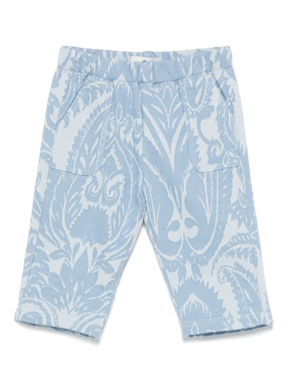 ETRO KIDS Jeans met jacquard Blauw