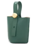 LOEWE Pebble bucket bag - Green