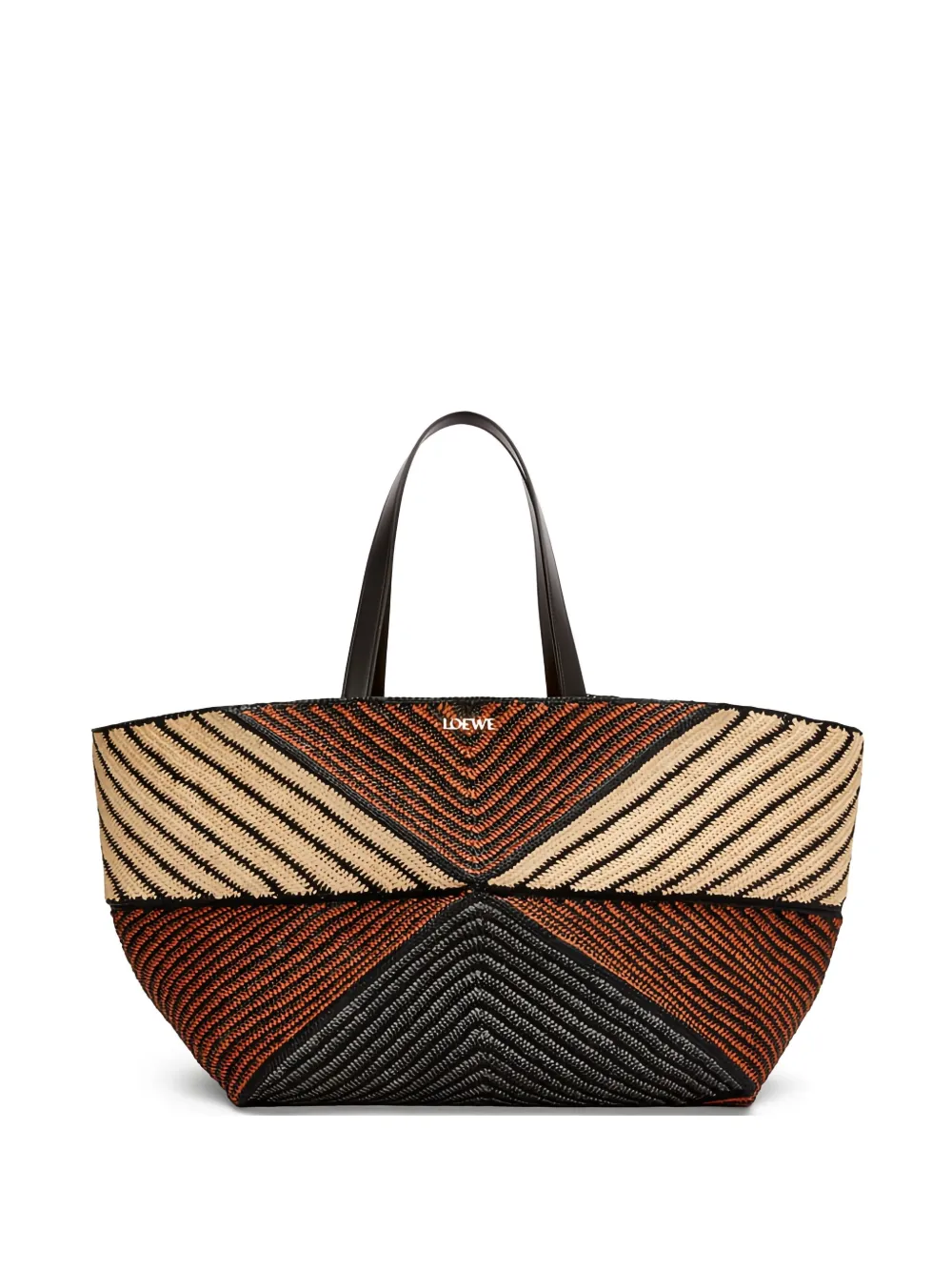 LOEWE Borsa tote Puzzle Fold XL - Marrone