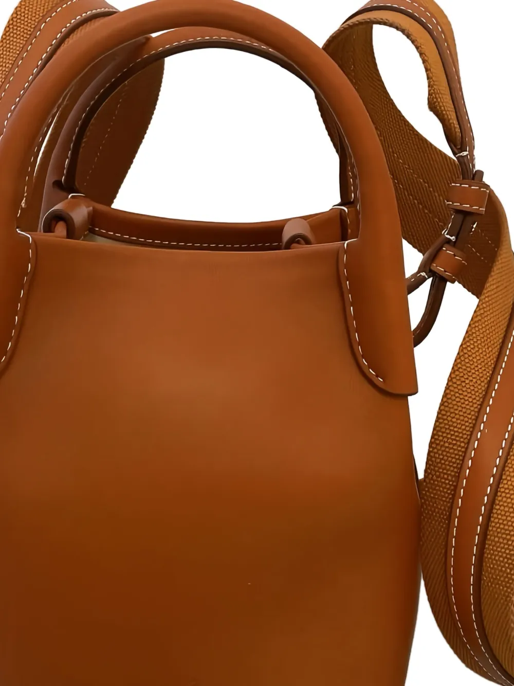 Loro Piana Leren shopper - Bruin