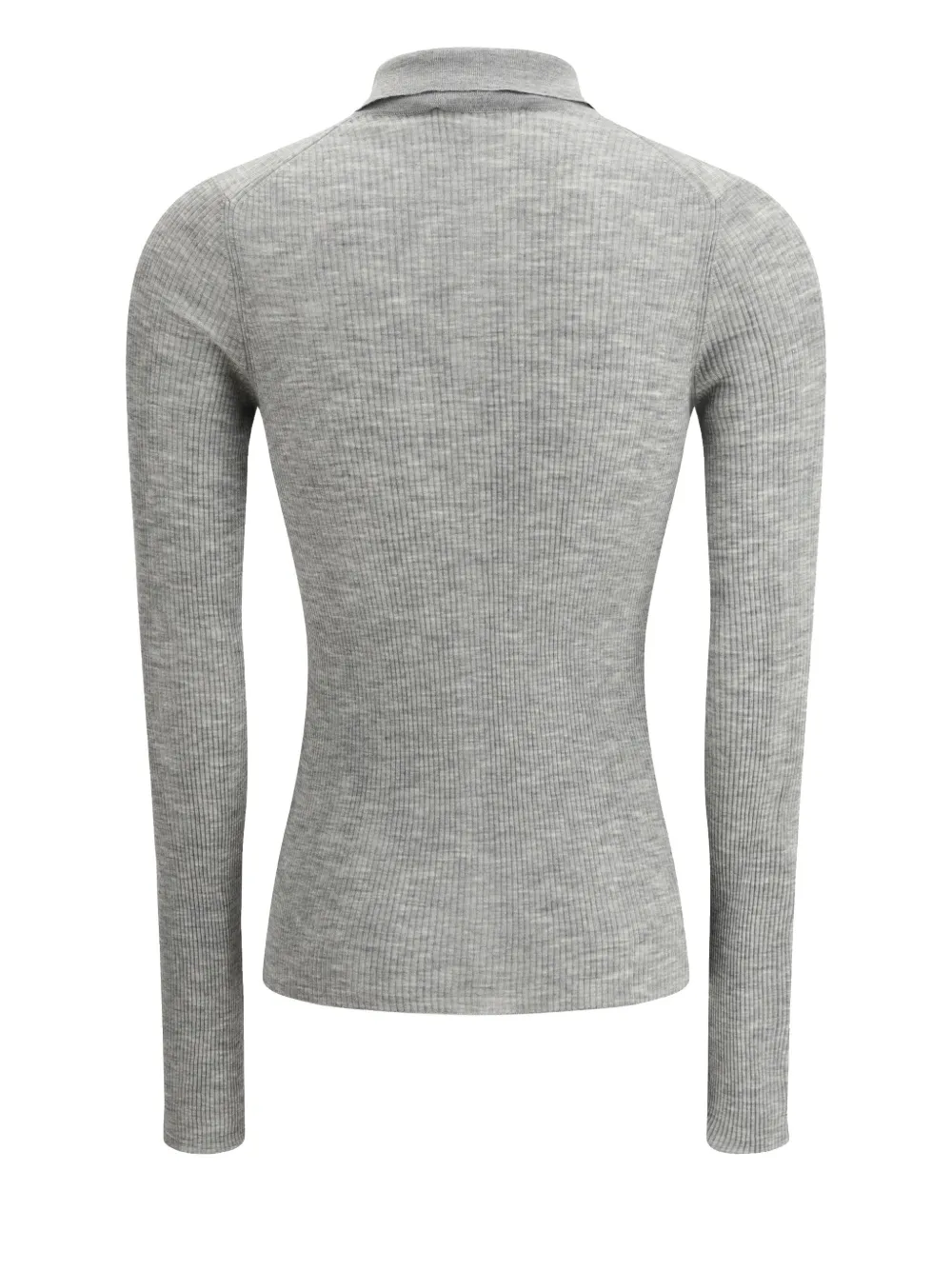 Miu Vest met polokraag Grijs
