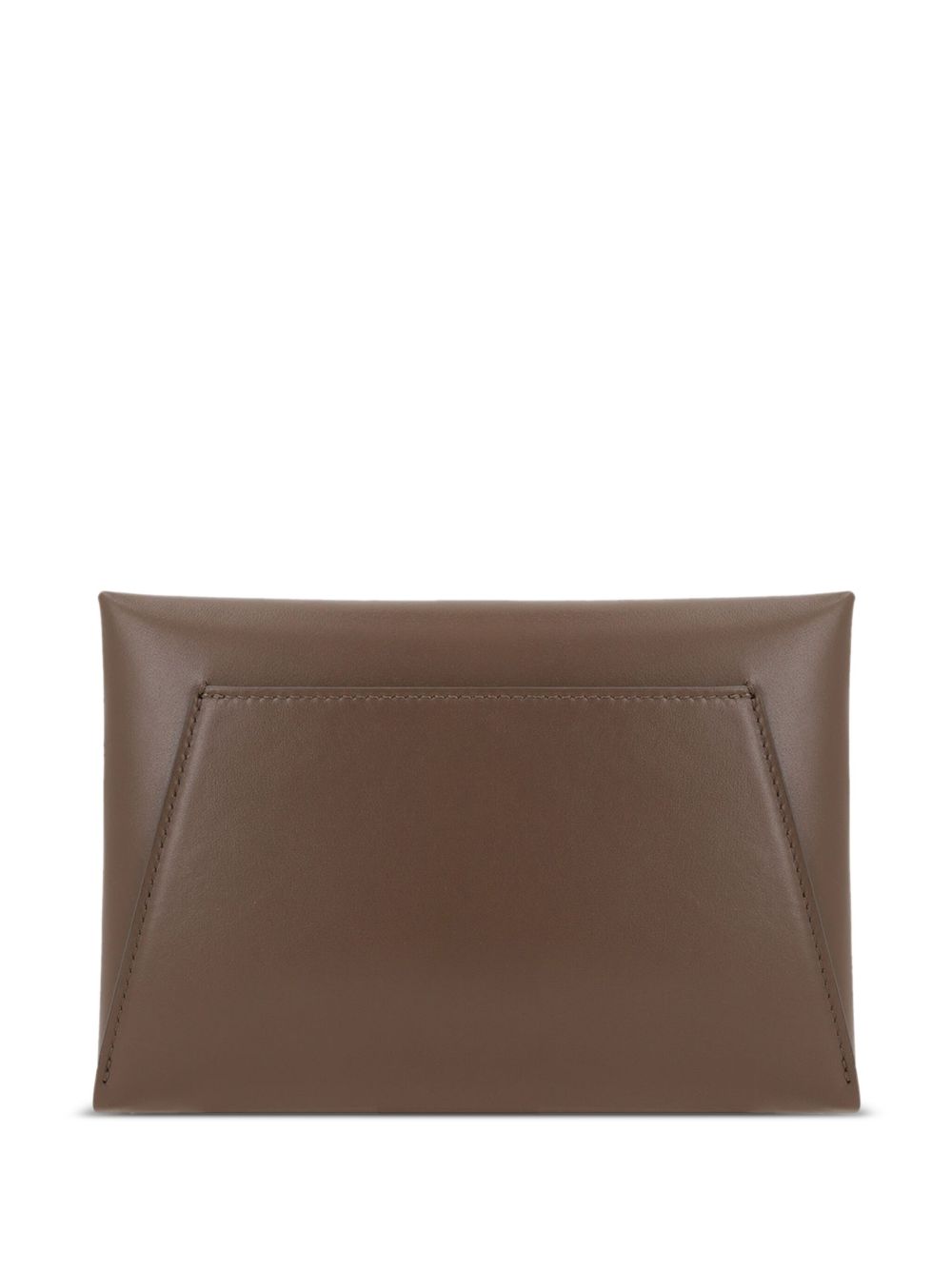 Brunello Cucinelli Duo leather clutch bag - Brown