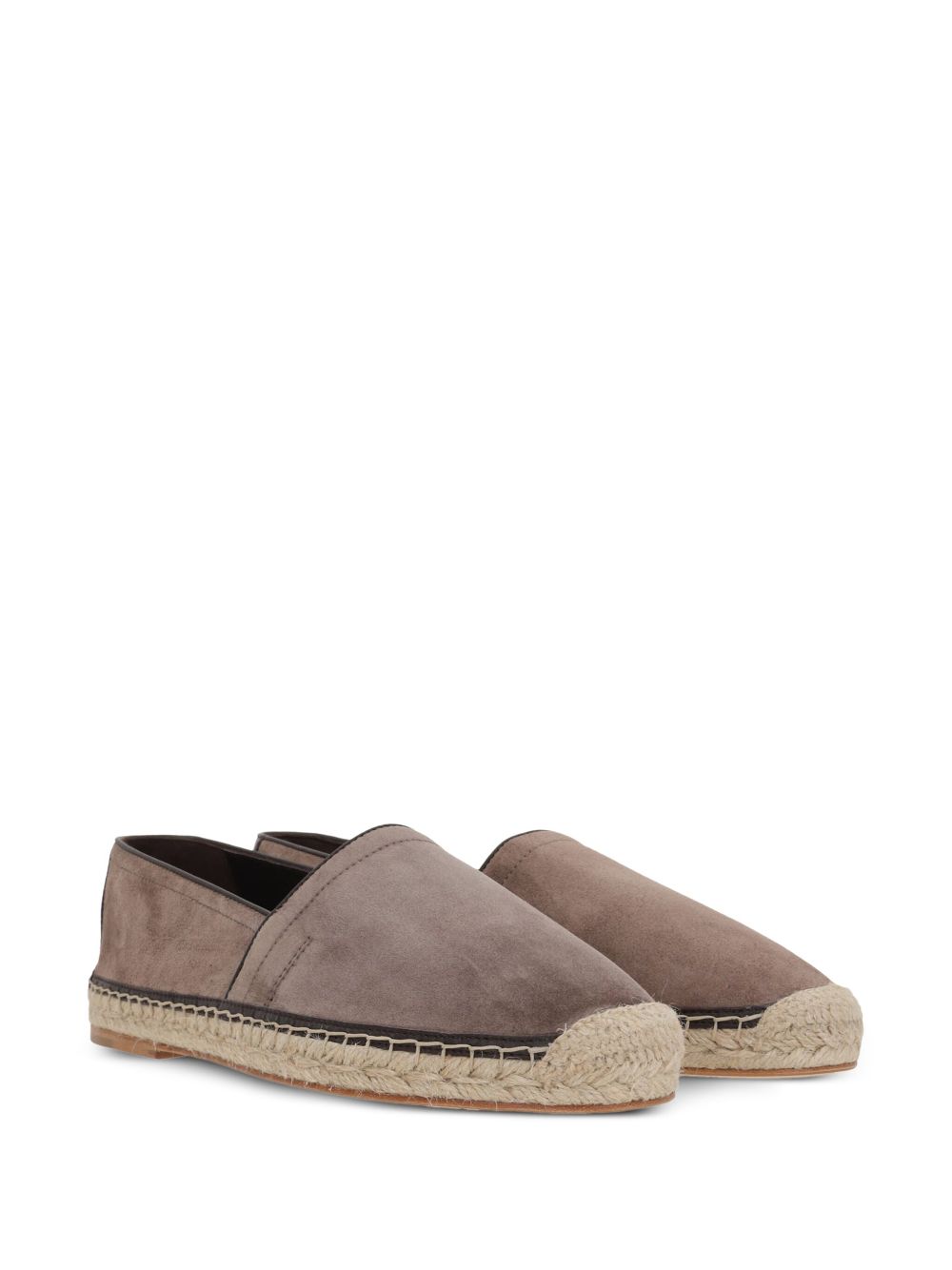 Brunello Cucinelli suede espadrilles - Grey