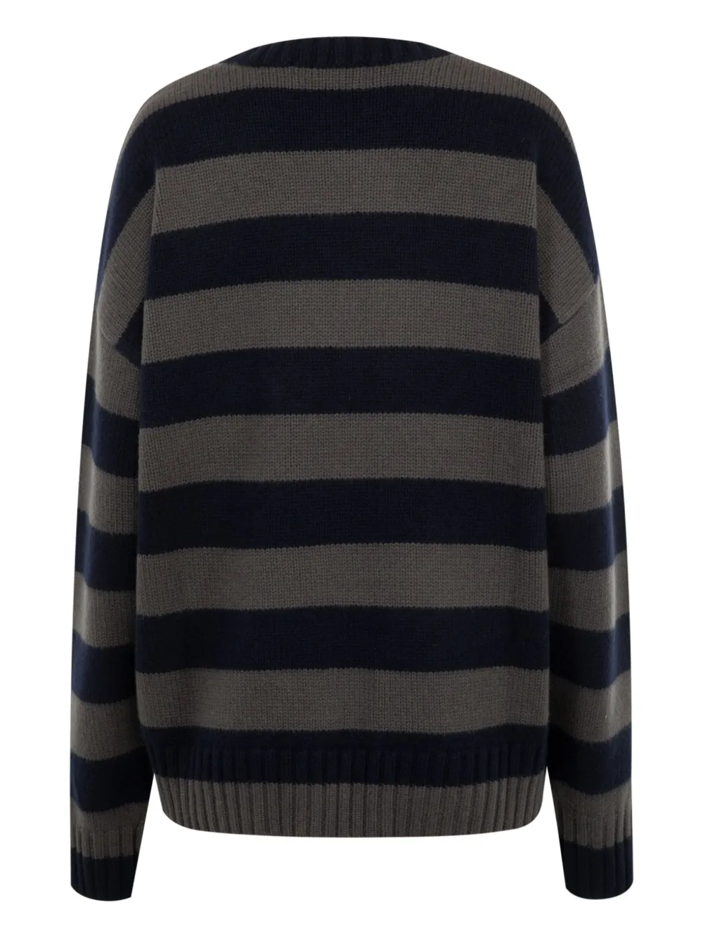 extreme cashmere nº383 Lovely Stripes trui - Zwart