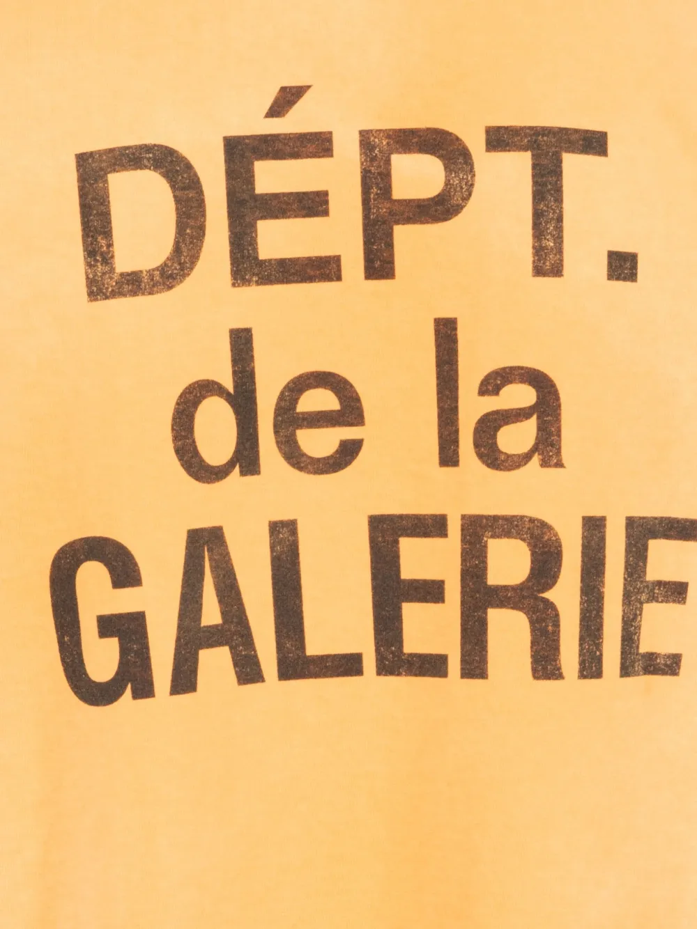 GALLERY DEPT. T-shirt met logo en lange mouwen - Geel