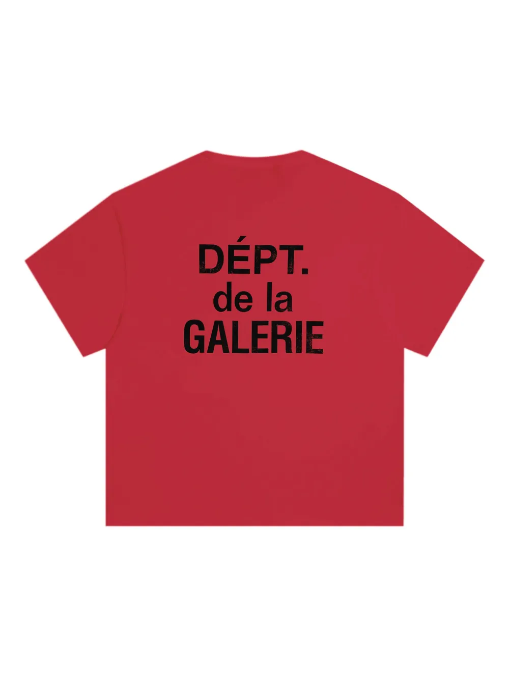 GALLERY DEPT. cotton t-shirt - Rood