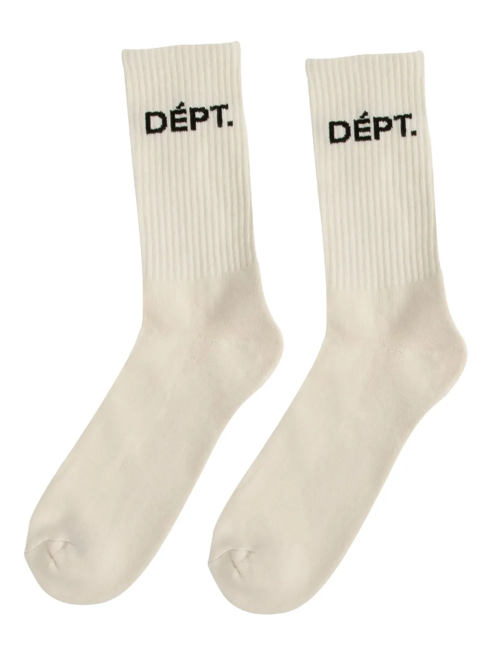 GALLERY DEPT. logo-jacquard socks - Wit