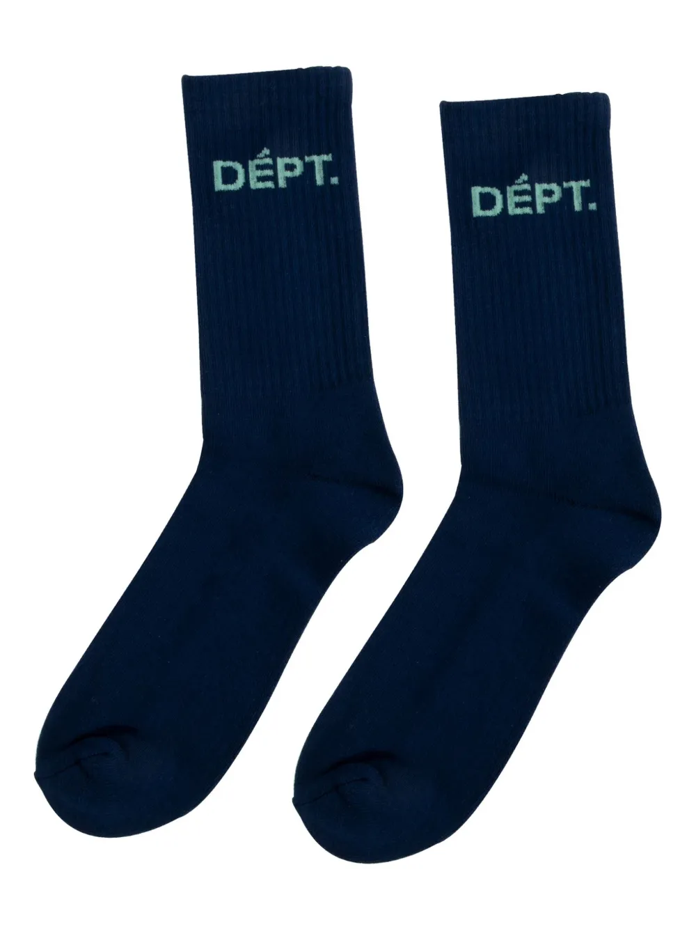 GALLERY DEPT. logo-jacquard socks - Blauw