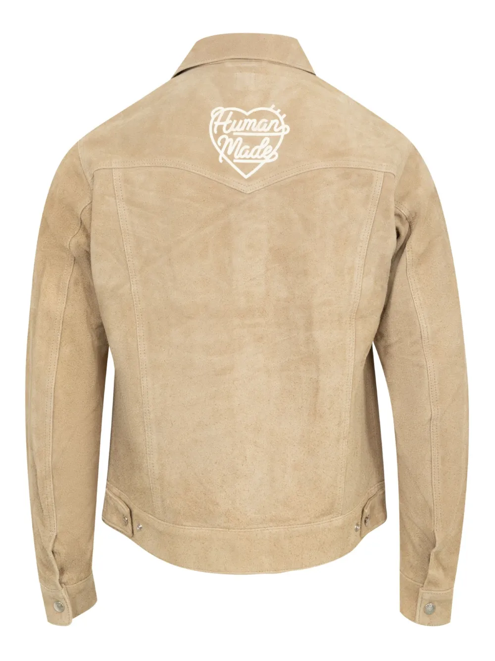 Human Made Suède jack met logo - Beige