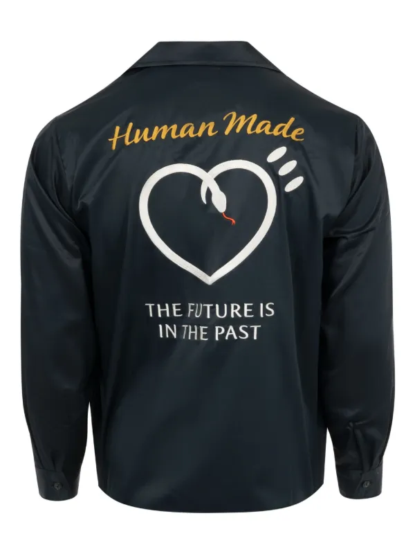 Human Made Bowling Shirt | Black | FARFETCH VN
