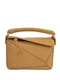 LOEWE small Puzzle clutch bag - Brown