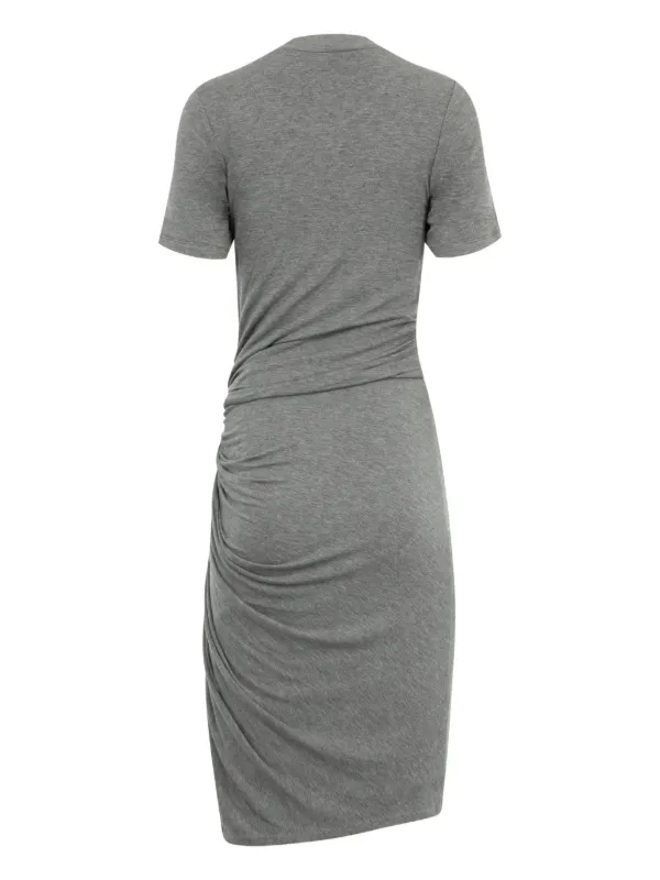 Loewe Draped Midi Dress - Grey Loewe Draped Midi Dress - Grey
