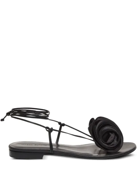 Magda Butrym sandalias con apliques de flor