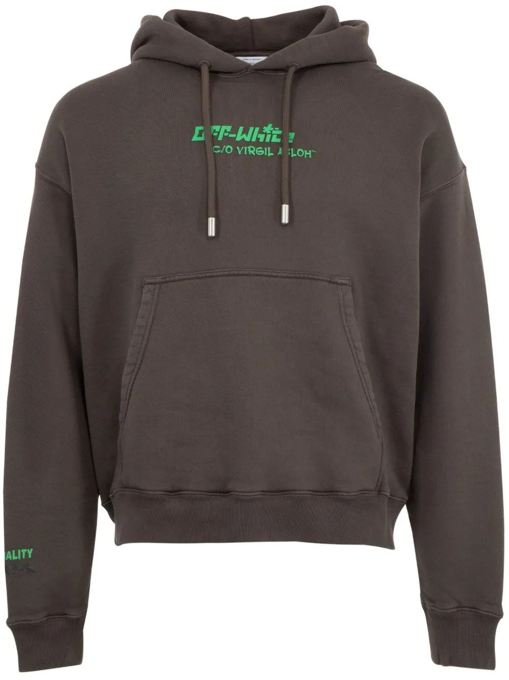 Off-White Barber 3 Skate hoodie Groen