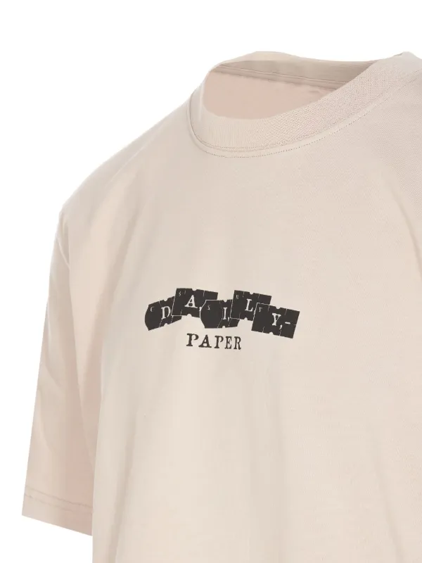 Tシャツ・カットソー DAILY PAPER NACREOUS CLOUDS T-SHIRT Daily Paper Nacreous Clouds T-shirt | Neutrals | FARFETCH SA