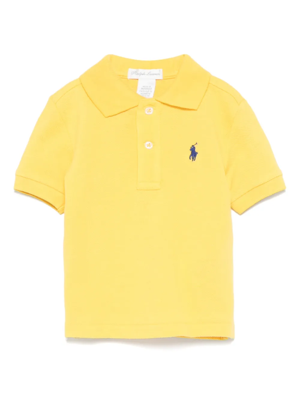 POLO RALPH LAUREN KIDS Piqué poloshirt Geel