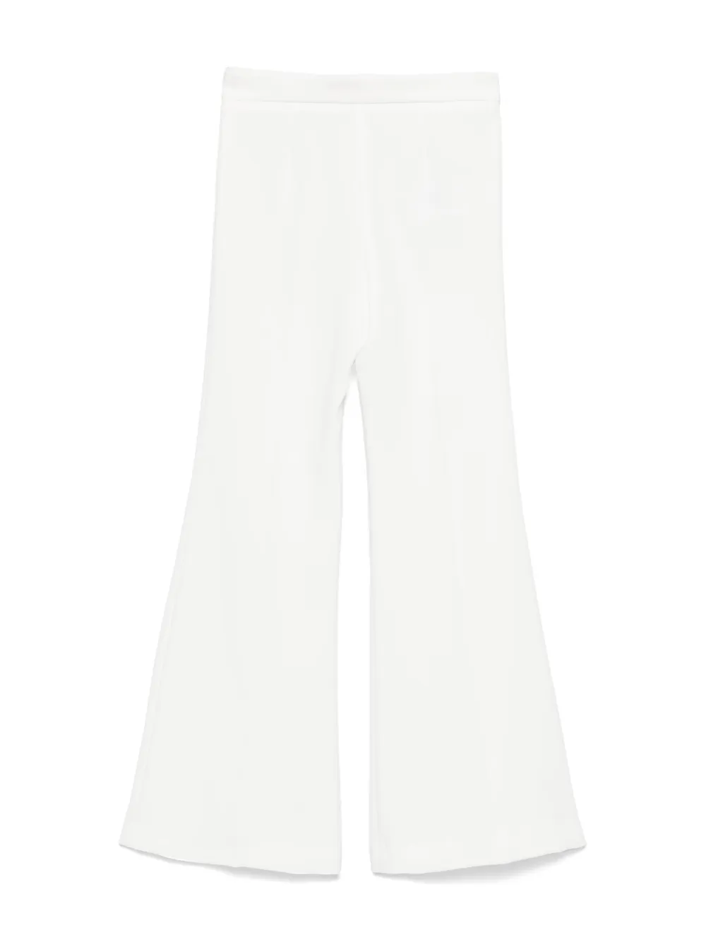 Elisabetta Franchi La Mia Bambina Crêpe broek - Wit