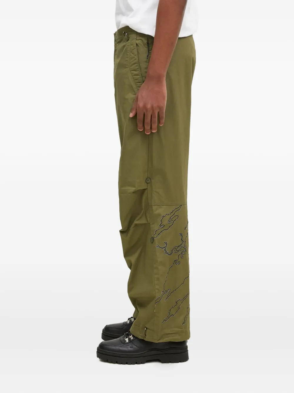 Maharishi Bonsai Landscape Loose trousers Groen