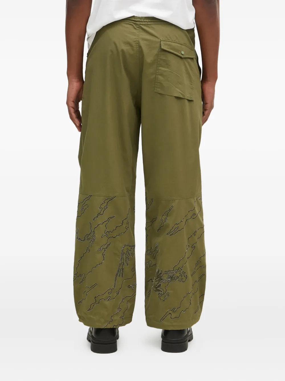 Maharishi Bonsai Landscape Loose trousers Groen