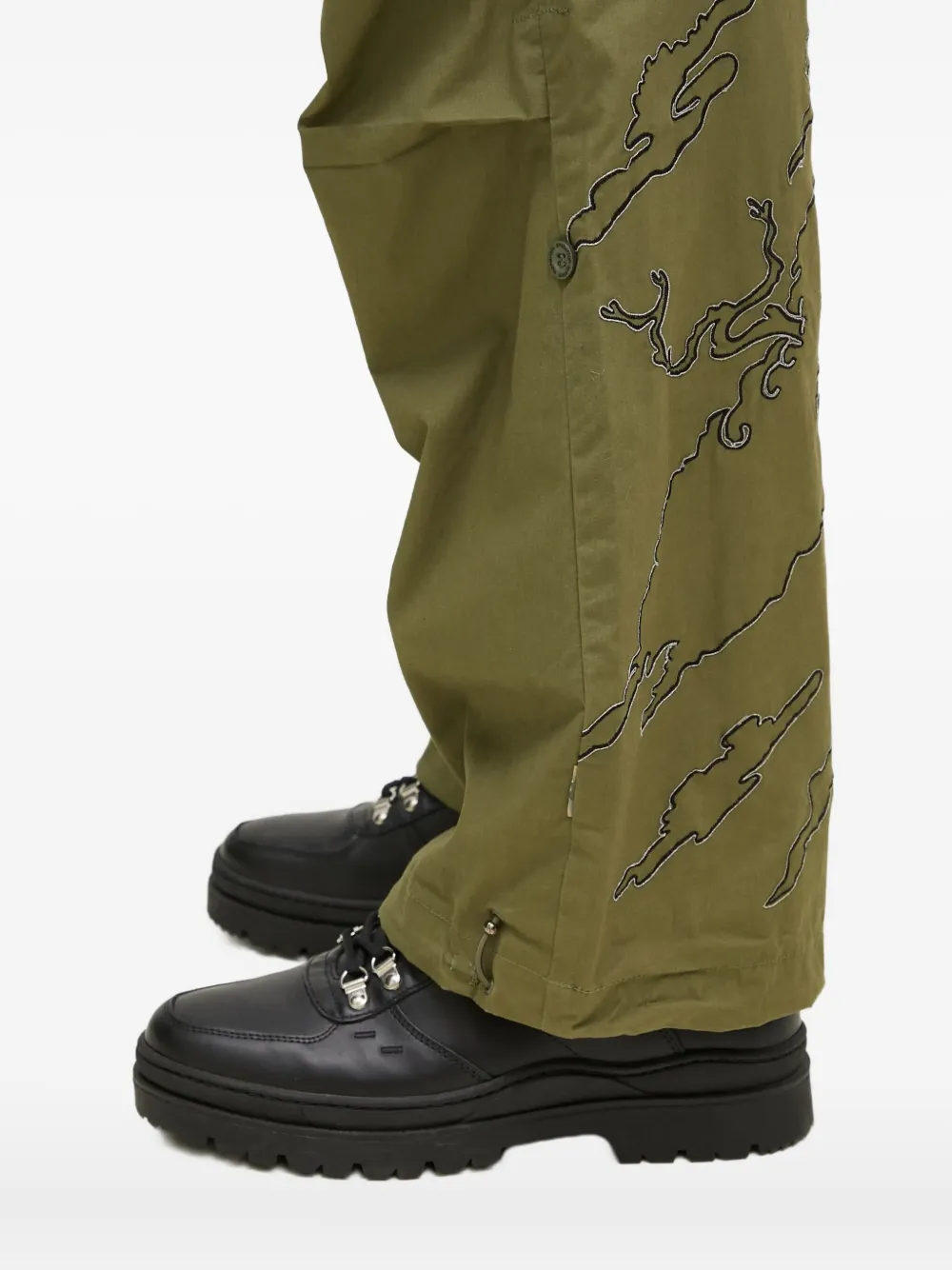 Maharishi Bonsai Landscape Loose trousers Groen
