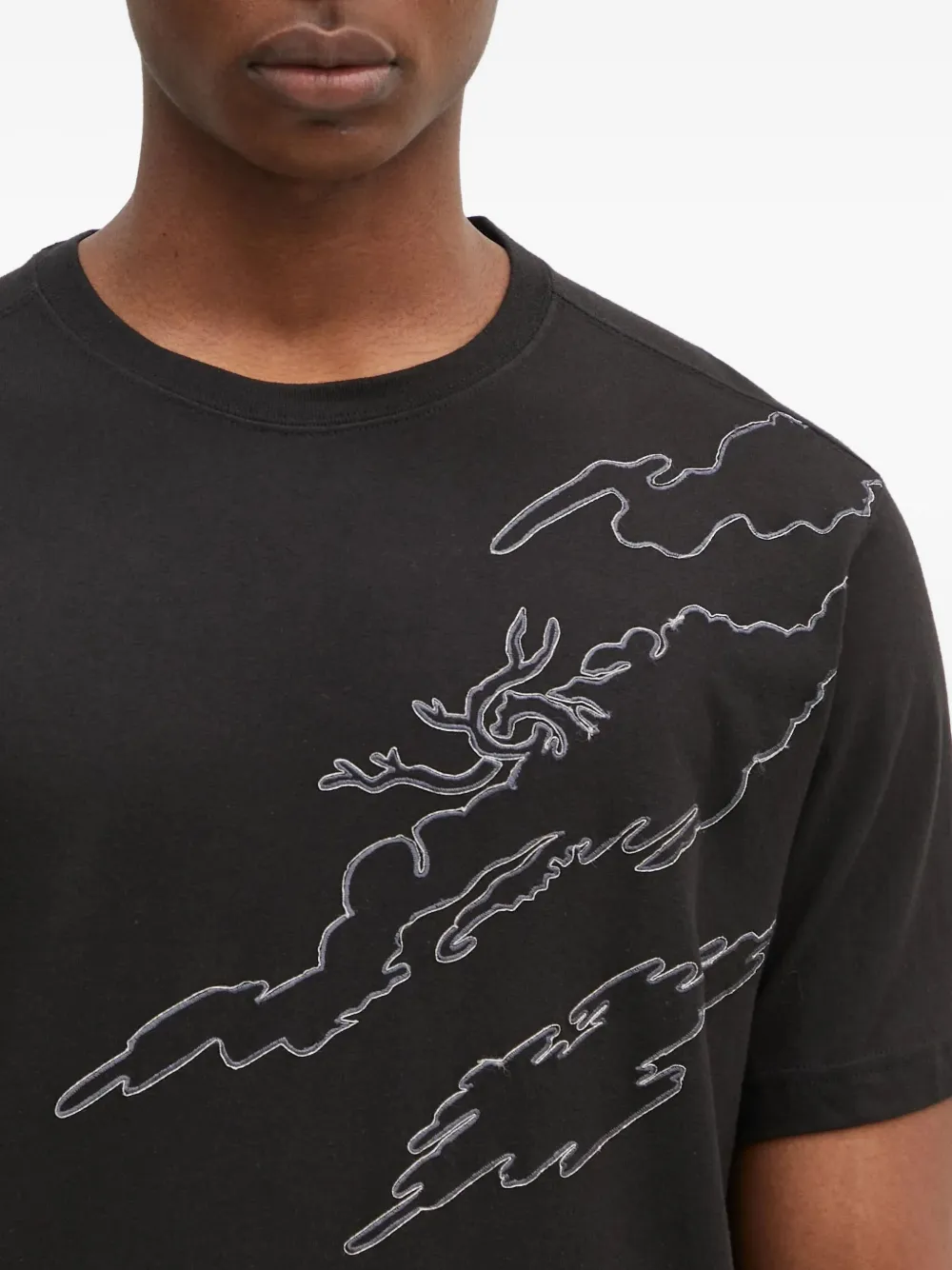 Maharishi Sparse Bonsai T-shirt Zwart